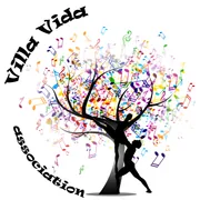 Le logo Villa Vida dans son disque.